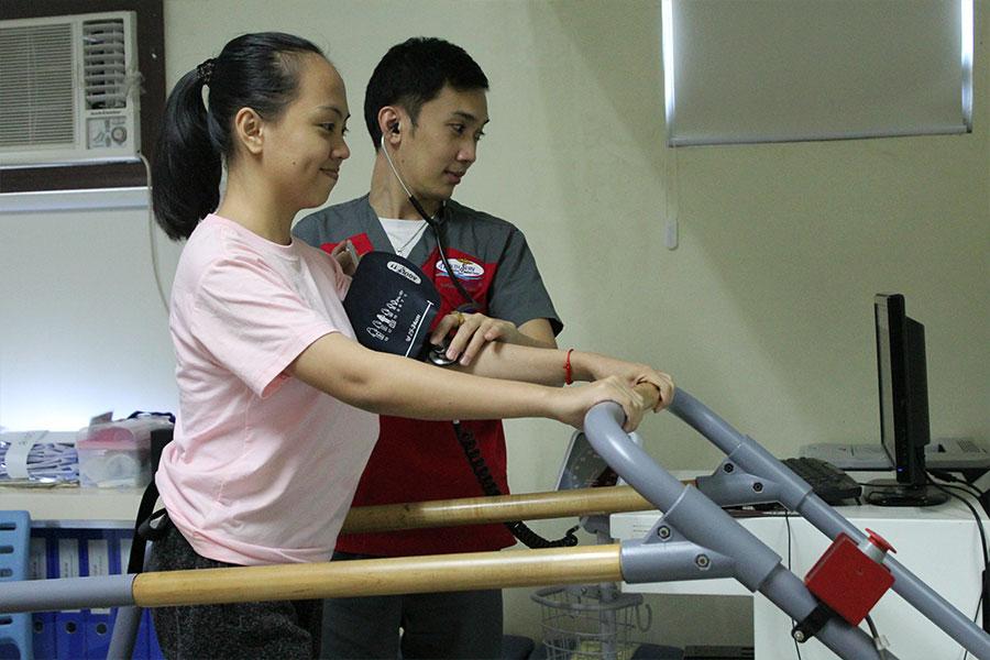 Physical rehabilitation tracking background